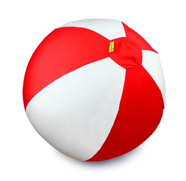 Piłka Balonowa biało czerwona 30 cm — pomoc dydaktyczna do zajęć