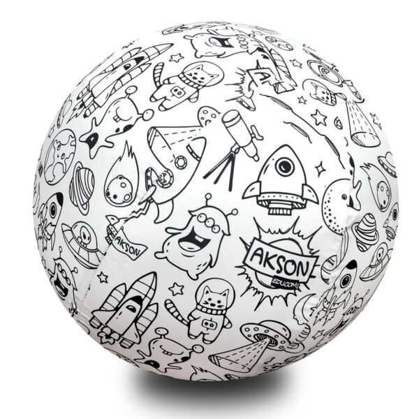 Piłka Balonowa do kolorowania KOSMOS 30 cm — pomoc dydaktyczna do zajęć