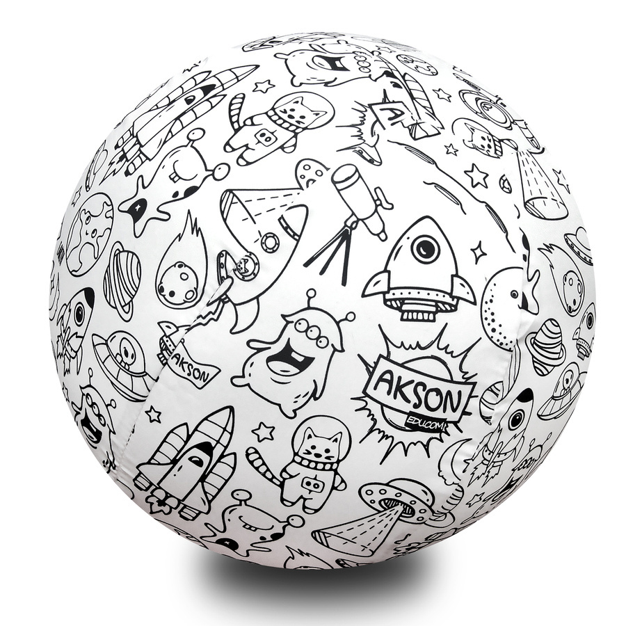 Piłka Balonowa do kolorowania KOSMOS 30 cm — pomoc dydaktyczna do zajęć