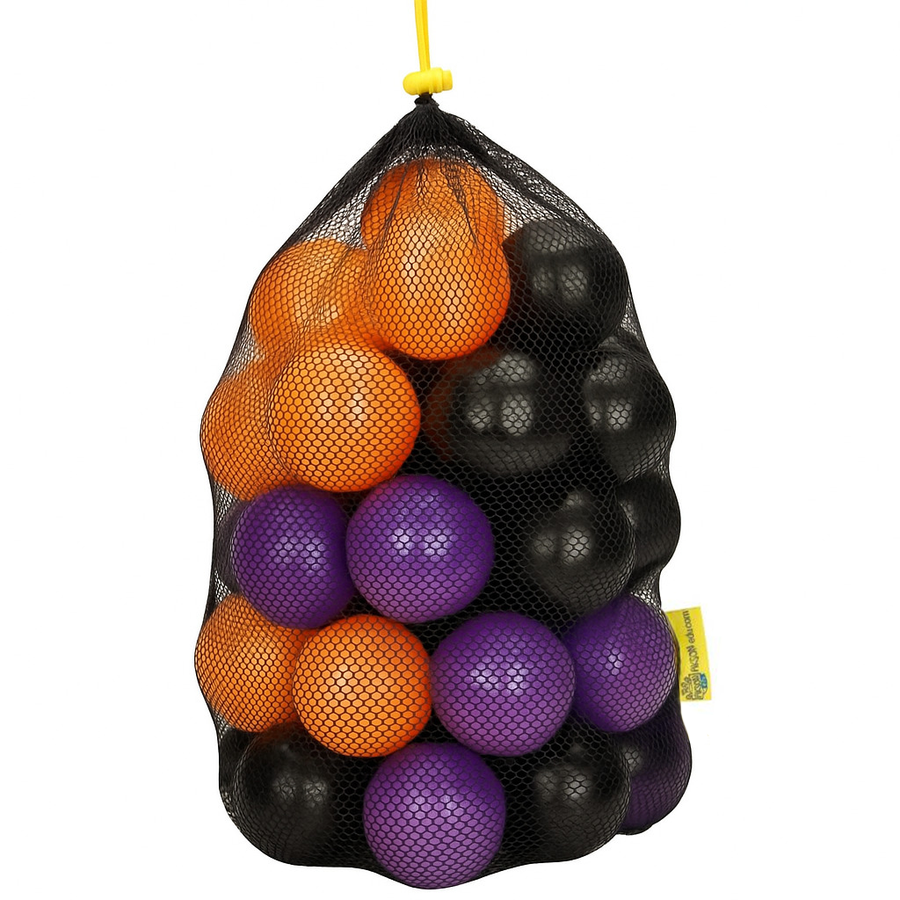 Piłki w worku suchy basen w woreczku 7cm – 50 szt. HALLOWEEN — pomoc dydaktyczna do zajęć