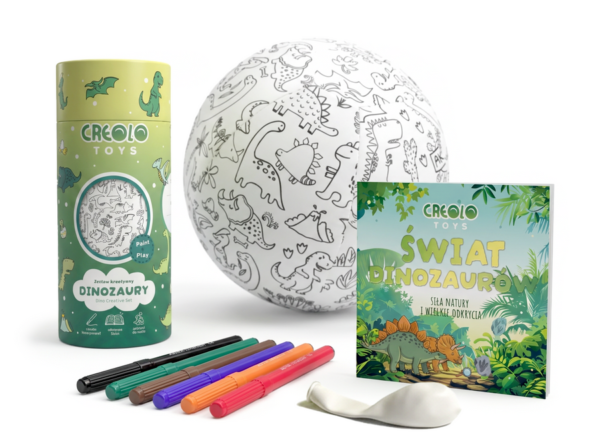 Zestaw kreatywny DINO Creolo Toys — pomoc dydaktyczna do zajęć