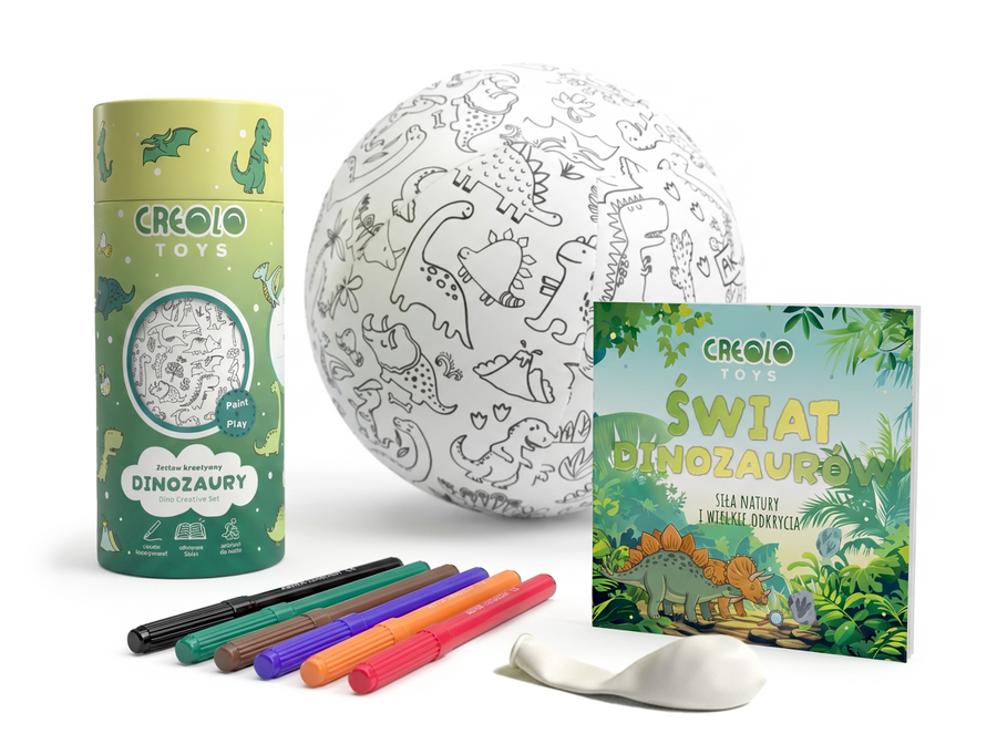 Zestaw kreatywny DINO Creolo Toys — pomoc dydaktyczna do zajęć