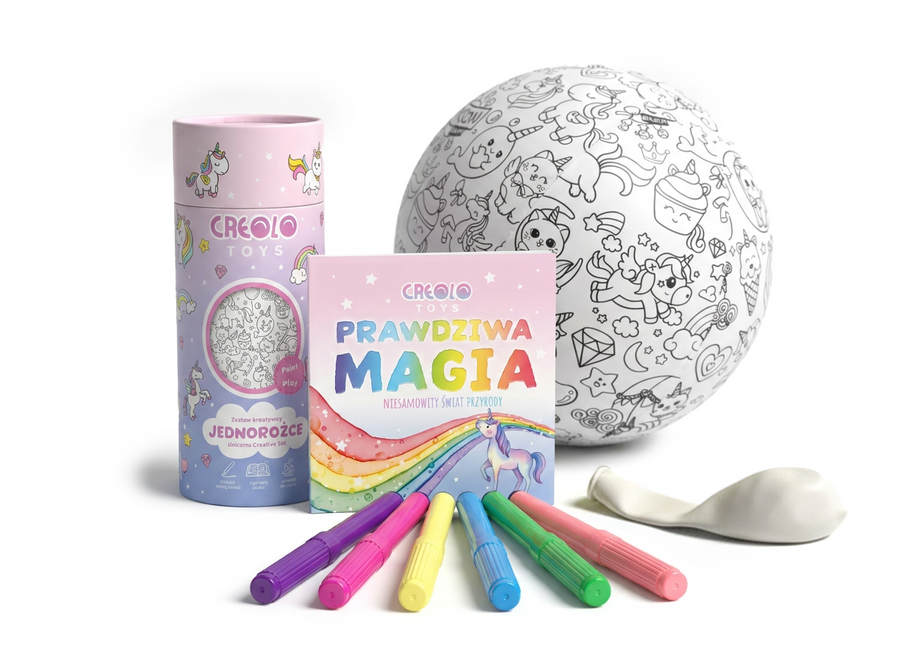 Zestaw kreatywny JEDNOROŻCE Creolo Toys — pomoc dydaktyczna do zajęć