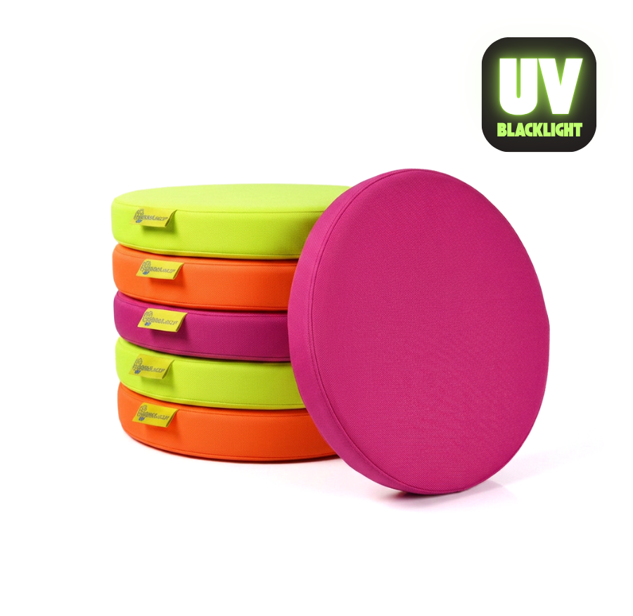 Zestaw poduszek animacyjnych Neon UV 6 szt. — pomoc dydaktyczna do zajęć