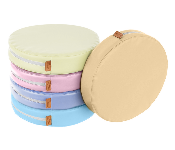 Zestaw poduszek EKOSKÓRA Premium PASTEL 5 szt. AKSON — pomoc dydaktyczna do zajęć