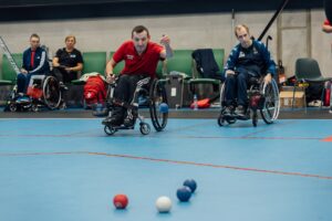 Zawodnicy boccii na boisku w Bielsku-Białej – Bielsko-Biała, wrzesień 2026