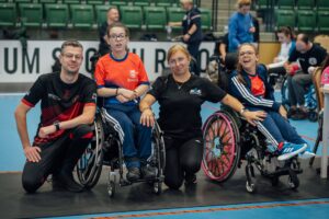 Zawodnicy i trenerzy podczas turnieju bocci – Bielsko-Biała, wrzesień 2026