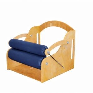 Maglownica small granatowa 75 x 75 x 80 cm z dwoma wałkami