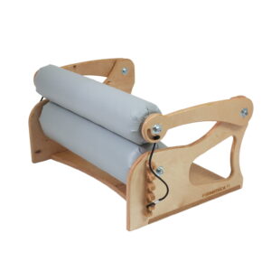 Maglownica xsmall szara z jednym zestawem rolek, 70x80x40 cm