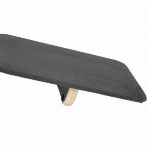 Deska balansowa szara 50 x 30 x 10 cm do ćwiczeń równoważnych