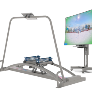 Wirtualny symulator narciarski SKI FIT 360 – rama, karetka z pedałami i uchwyt na ręce