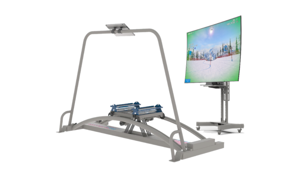Wirtualny symulator narciarski SKI FIT 360 – rama, karetka z pedałami i uchwyt na ręce