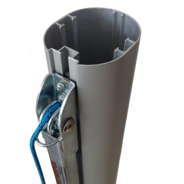 Słupki do siatkówki aluminiowe aluminium – widok 3
