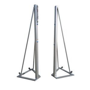 Słupki do siatkówki aluminiowe podstawie
