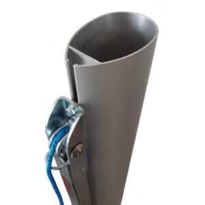 Słupki do siatkówki aluminiowe regulacją – widok 3