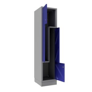 Szafa metalowa ubraniowa z drzwiami sm-40-2l – widok 2