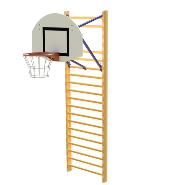 Zestaw do koszykówki zawieszany na drabince gimnastycznej Zestaw do koszykówki zawieszany ministreetball