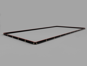 Boisko z band Football33 – komplet 20,5 × 10,5 m