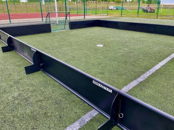 Banda całoroczna do piłki nożnej Football50 Shark HDPE – moduł 2 m – widok szczegółu (2)