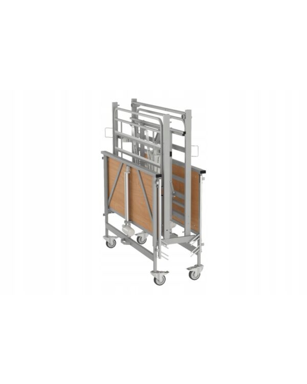 Medilife Max Low - łóżko rehabilitacyjne medyczne elektryczne. 120x200cm do 320kg, stelaż stalowy, obniżone. – zdjęcie 2