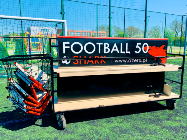 Wózek do transportu band Football50 Shark – 28 modułów