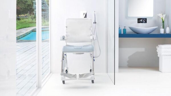 Invacare Ocean Ergo 5" – wózek toaletowy-prysznicowy – zdjęcie 3