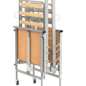 Medilife Care - łóżko rehabilitacyjne medyczne elektryczne. 90x200cm do 215kg, stelaż drewniany – zdjęcie 2