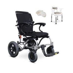 Medilife GO wózek inwalidzki elektryczny (D130EL) + KRZESŁO PRYSZNICOWE MEDILIFE K1