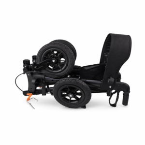 MEDILIFE GRAND BALKONIK CHODZIK DLA SENIORA TERENOWY Z SIEDZISKIEM - BLACK – zdjęcie 4