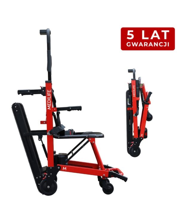 Medilife STEP - Schodołaz elektryczny gąsienicowy krzesełkowy 160kg