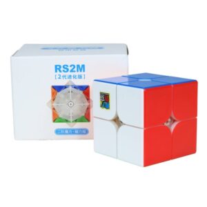 Kostka Rubika 2x2 magnetyczna MoYu RS2M Evolution z kluczykiem do regulacji