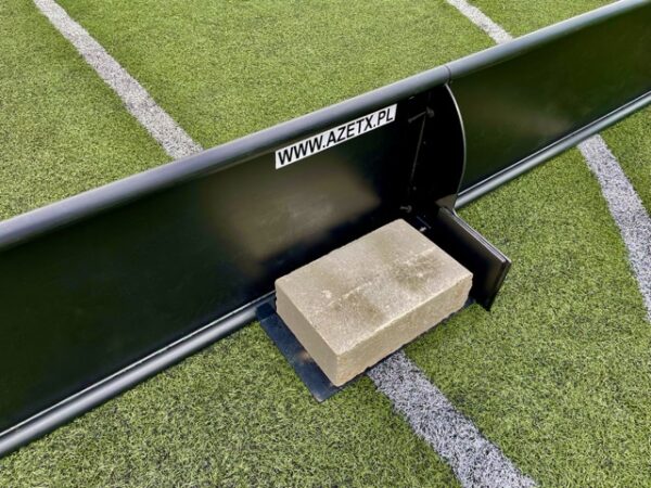 Banda całoroczna do piłki nożnej Football50 Shark HDPE – moduł 2 m – zastosowanie: boisko z całorocznych band Football50 Shark (3)
