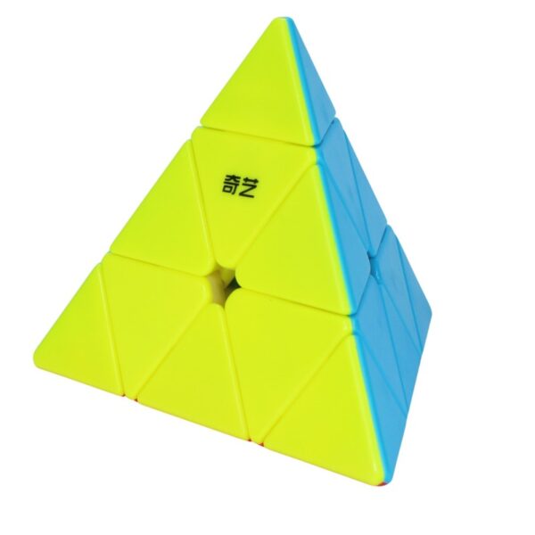 Piramidka Pyraminx QiYi QiMing S3 stickerless – łamigłówka logiczna – zdjęcie 2