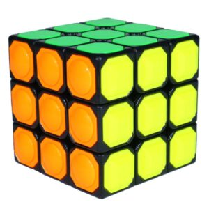 Kostka Rubika dla niewidomych YJ Blind Cube 3x3 z wypukłymi wzorami na ściankach – zdjęcie 3