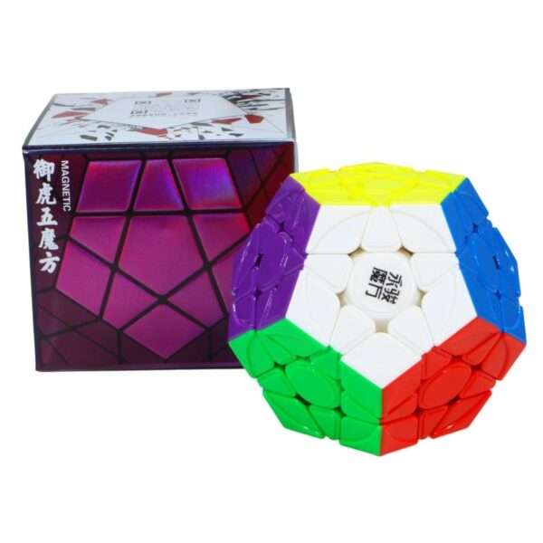 Megaminx magnetyczny YJ Yuhu V2 stickerless – dwunastościenna kostka logiczna – zdjęcie 2
