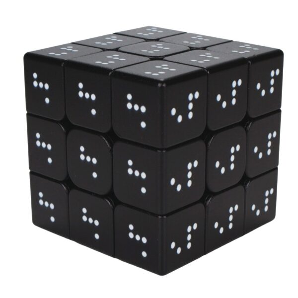 Kostka Rubika Braille 3x3 Z-Cube z oznaczeniami w alfabecie Braille’a – zdjęcie 2