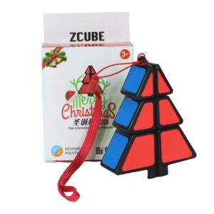 Kostka choinka 1x2x3 Z-Cube Christmas Tree – łamigłówka w kształcie choinki z zawieszką – zdjęcie 2