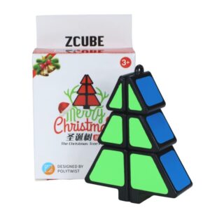 Kostka choinka 1x2x3 Z-Cube Christmas Tree – łamigłówka w kształcie choinki z zawieszką