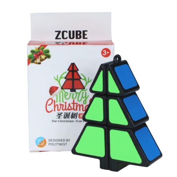 Kostka choinka 1x2x3 Z-Cube Christmas Tree – łamigłówka w kształcie choinki z zawieszką